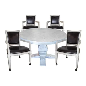 Hathaway Montecito 48" Dining and Poker Table Set with Chairs
