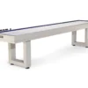 American Heritage Lanai 12' Outdoor Shuffleboard Table in Oyster Grey