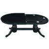RAM Game Room 84" Texas Hold'em Game Table with Dining Top - Black