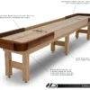 Hudson Cirrus Shuffleboard 9'-22 Indoor/Outdoor w/Custom Wood Options