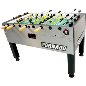 Tornado Tournament Competition T-3000 Foosball Table in Silver